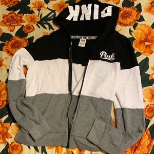 Worn once. Very comfortable zip up hoodie.